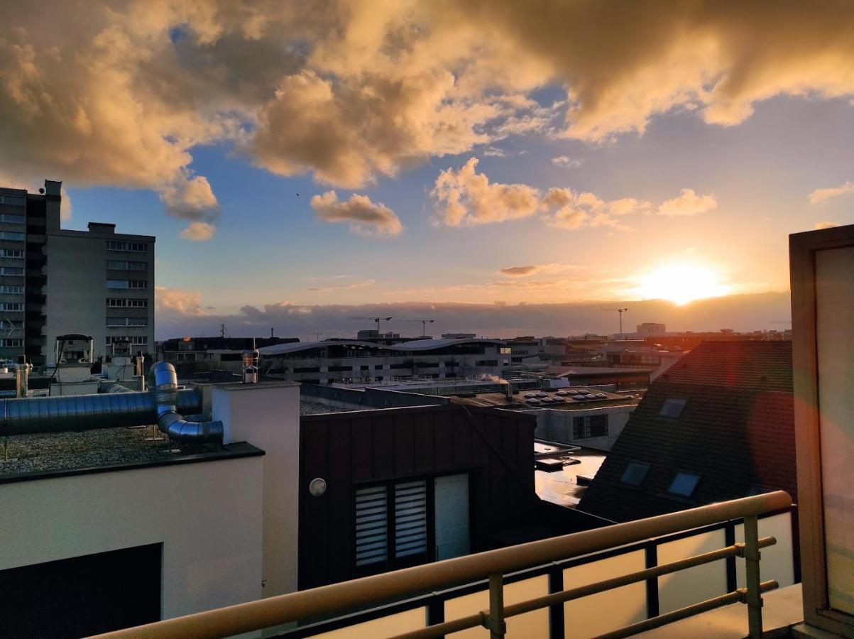Appartement Terrasse Sud Dernier Etage + Parking Le Havre Luaran gambar