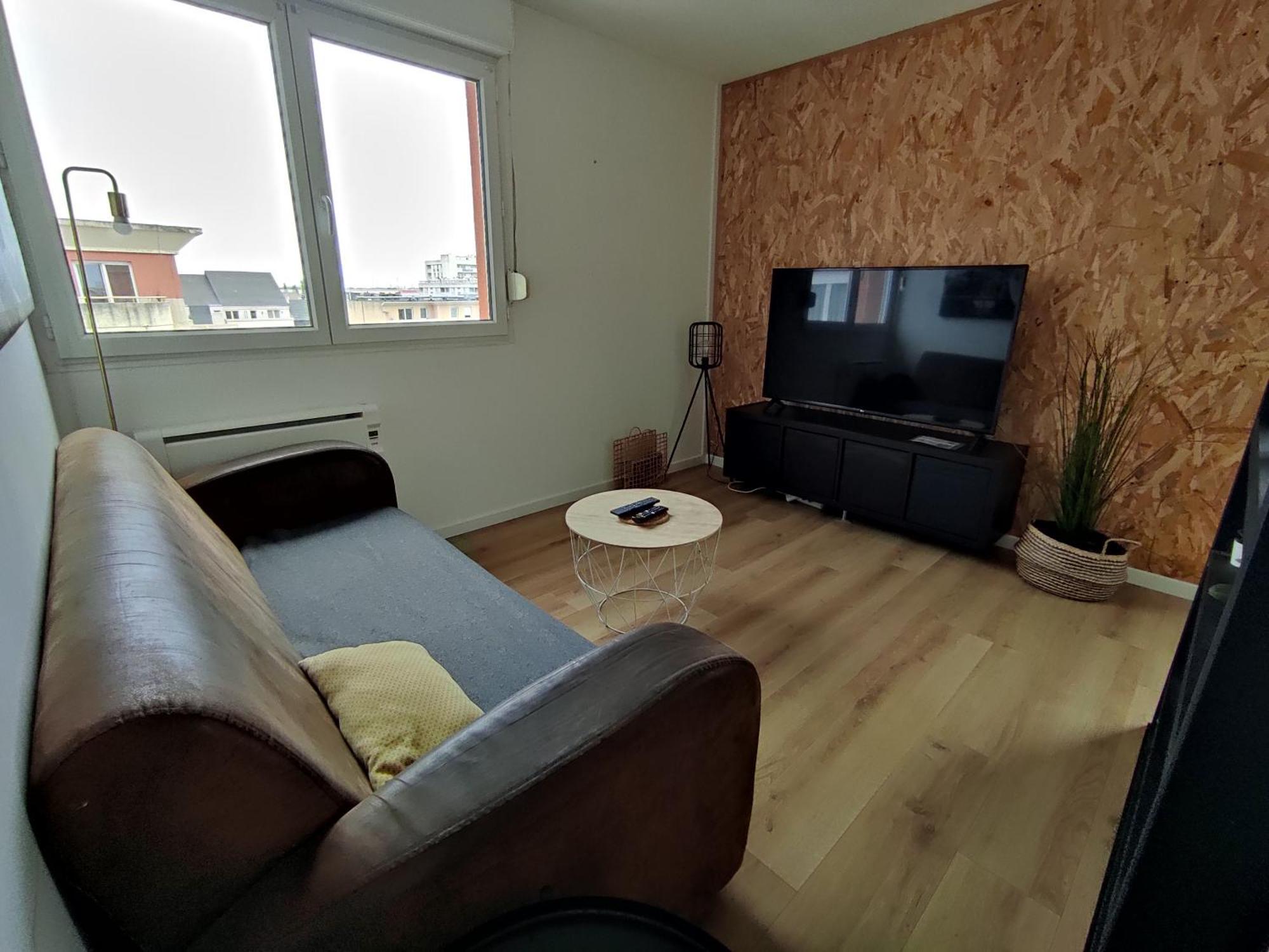 Appartement Terrasse Sud Dernier Etage + Parking Le Havre Luaran gambar