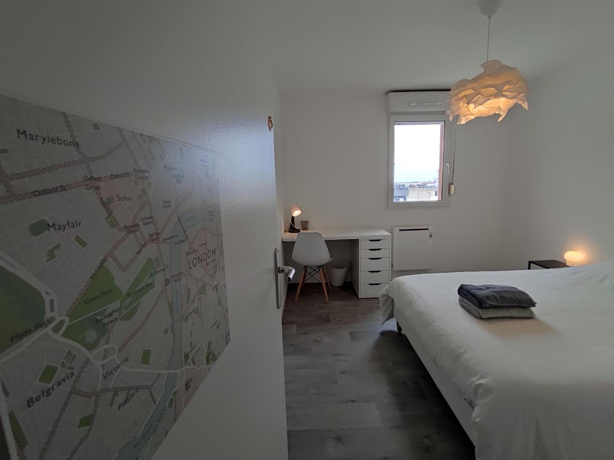 Appartement Terrasse Sud Dernier Etage + Parking Le Havre Luaran gambar